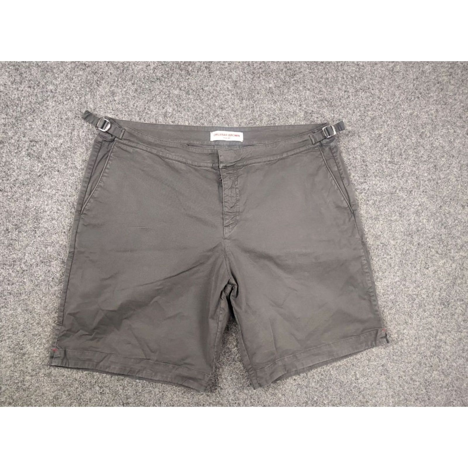 Orlebar Brown Orlebar Brown Design Cotton blend gray Bulldog Twill Pocket Minimalistic Shorts Size US 36 / EU 52 - 6 Thumbnail