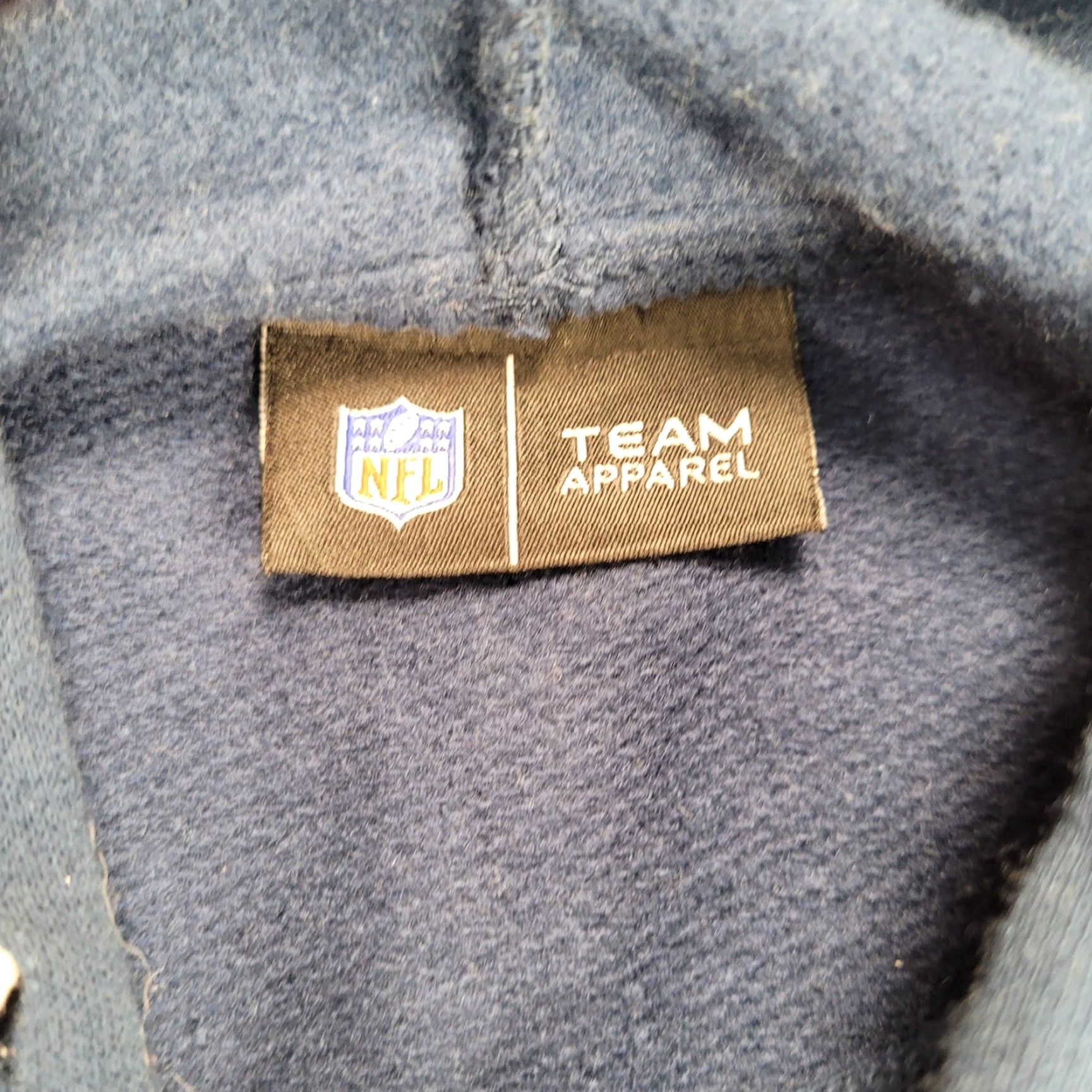 NFL NFL Team Apparel Hoodie Poncho Pullover Snap Side Blue Gray White Dallas Cowboys Men One Size Hooded Color Block Athletic Hoodie Size US M / EU 48-50 / 2 - 2 Thumbnail