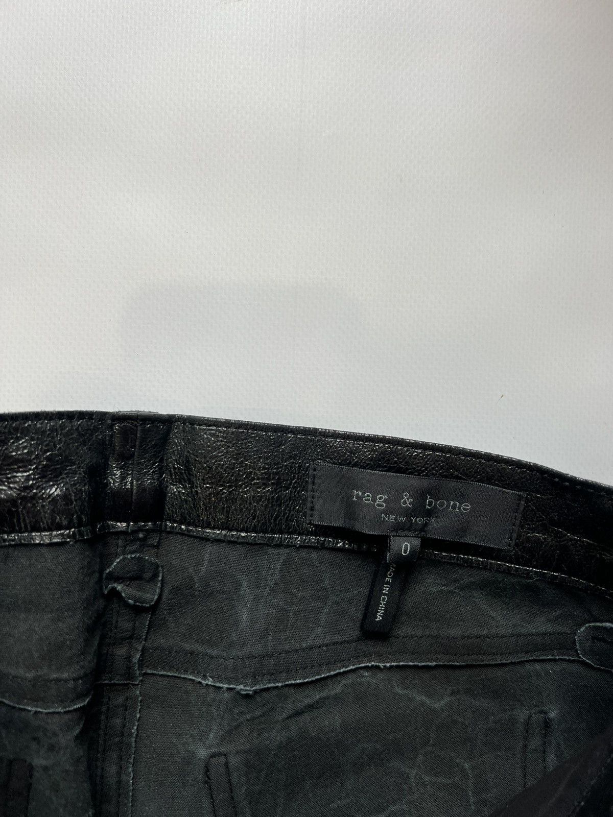 Rag & Bone Rag&Bone Black leather Womens Pants Size 25" / US 0 / IT 36 - 5 Thumbnail