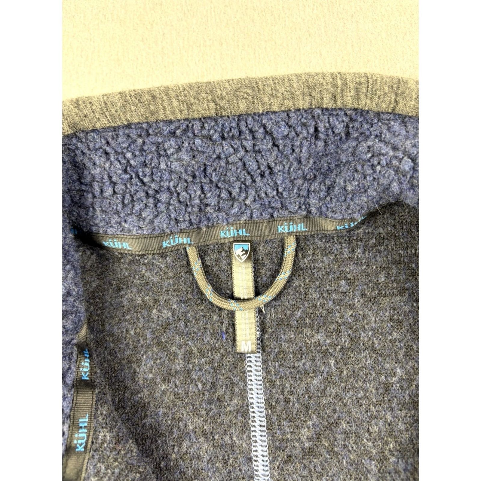 Vintage Kuhl Vest Womens M Blue Gray Full Zip Sherpa Outer Shell Polyester Outdoor Winter Fall Spring Size M / US 6-8 / IT 42-44 - 3 Thumbnail