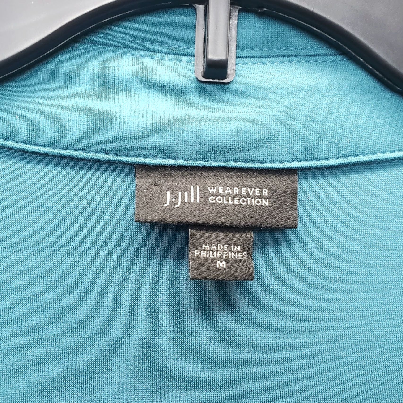 J. Jill J. Jill Wearever Collection Blazer Womens Size M Blue Notch Lapel Single Breasted Blazer Size M / US 6-8 / IT 42-44 - 5 Thumbnail