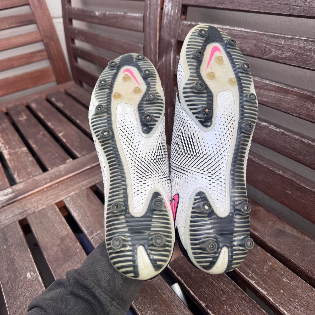 Nike × Nike ACG Men's Nike Phantom GT Elite DF FG White/Pink Soccer Size US 7.5 / EU 40-41 - 7 Thumbnail