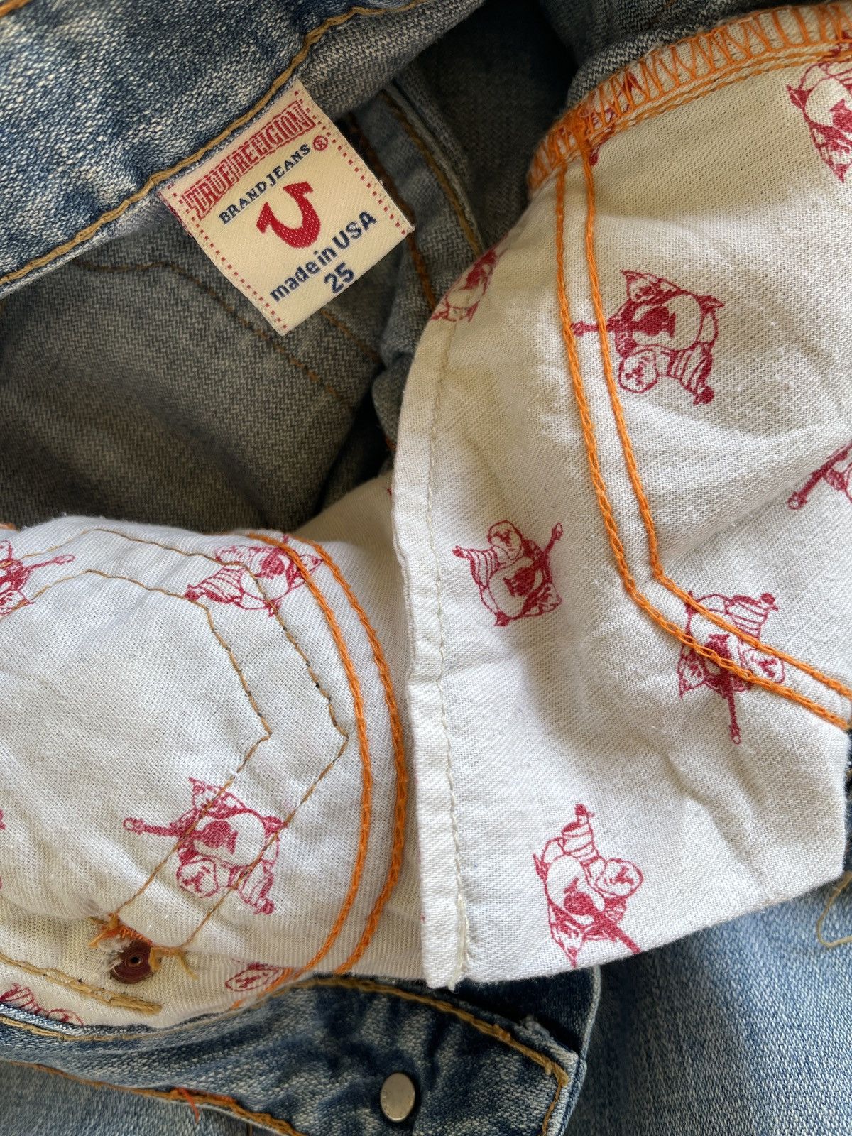 True Religion True Religion Distressed Flare Women Denim Size 26" / US 2 / IT 38 - 11 Thumbnail