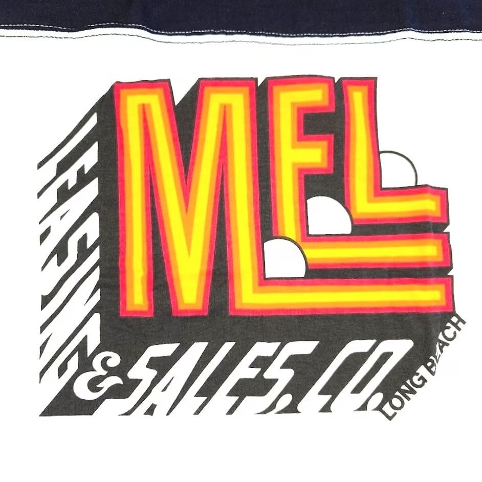 Vintage VINTAGE MEL Long Beach T Shirt Mens Size Small White 80s Ringer Tee Made In USA Size US S / EU 44-46 / 1 - 5 Thumbnail