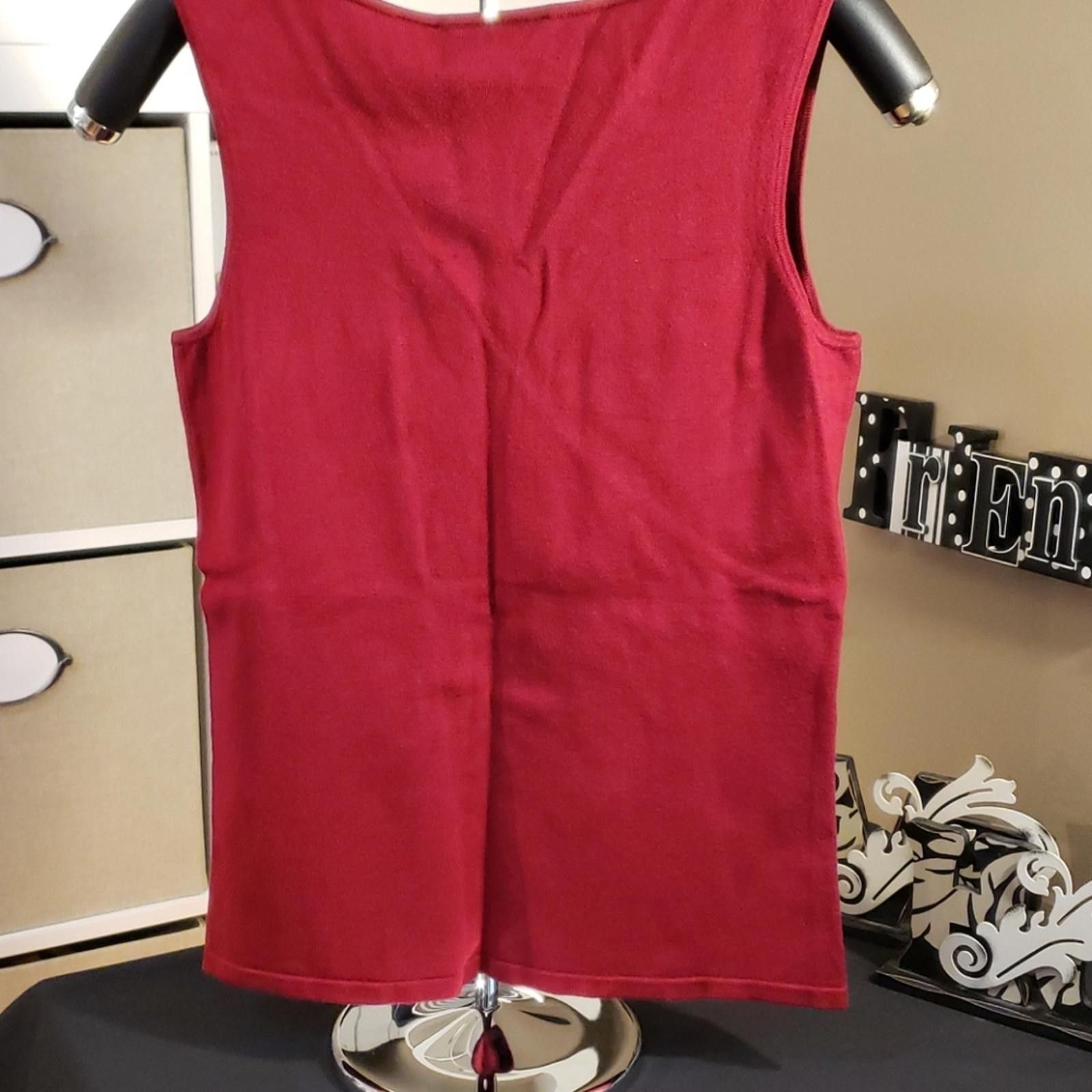 Other Access by Liz Claiborne red light sweater tank - M Size M / US 6-8 / IT 42-44 - 4 Thumbnail