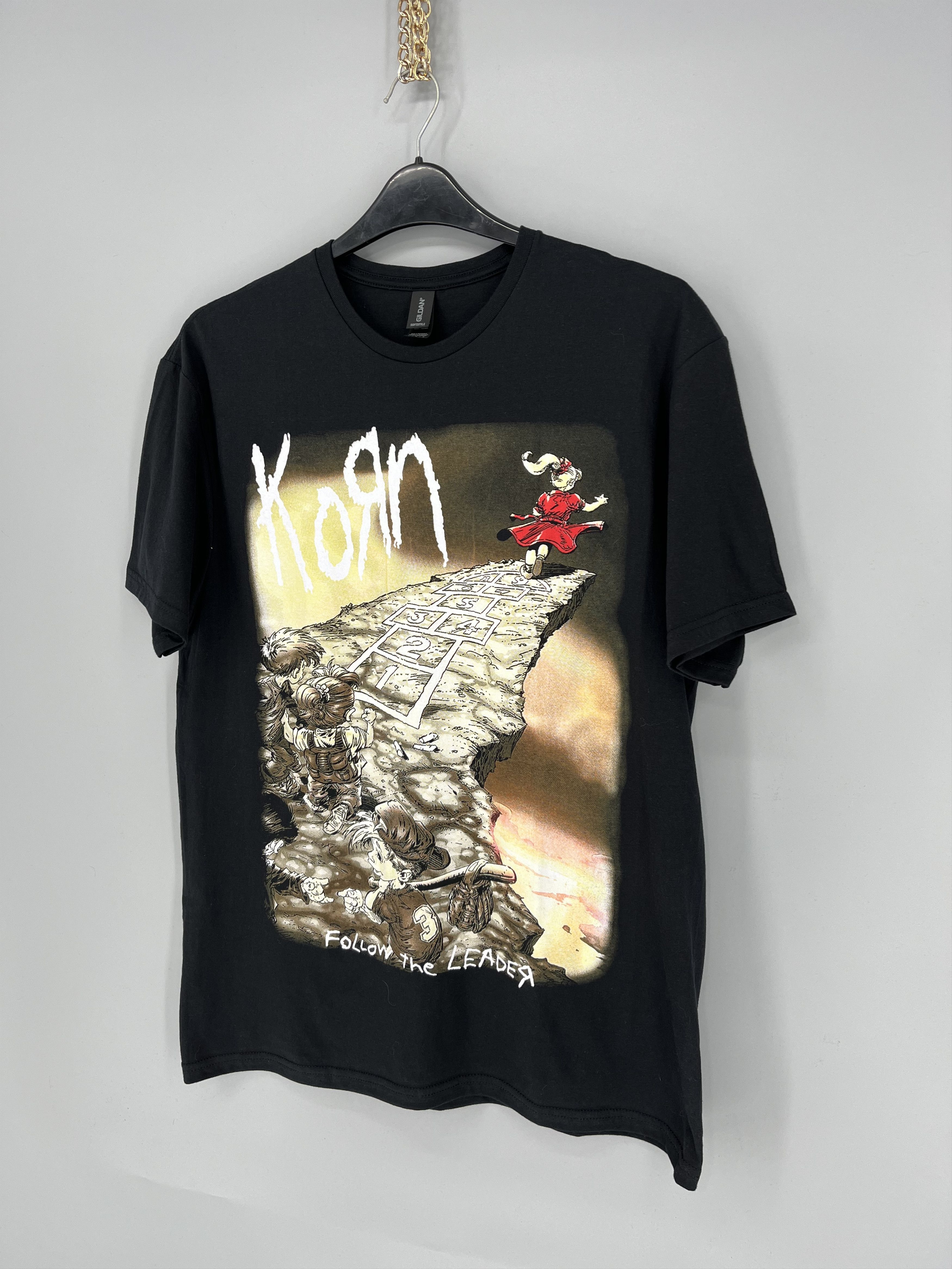 Band Tees Vintage Y2K KORN Band Tour Rock T-shirt Streetwear 90s Style Size US L / EU 52-54 / 3 - 3 Thumbnail