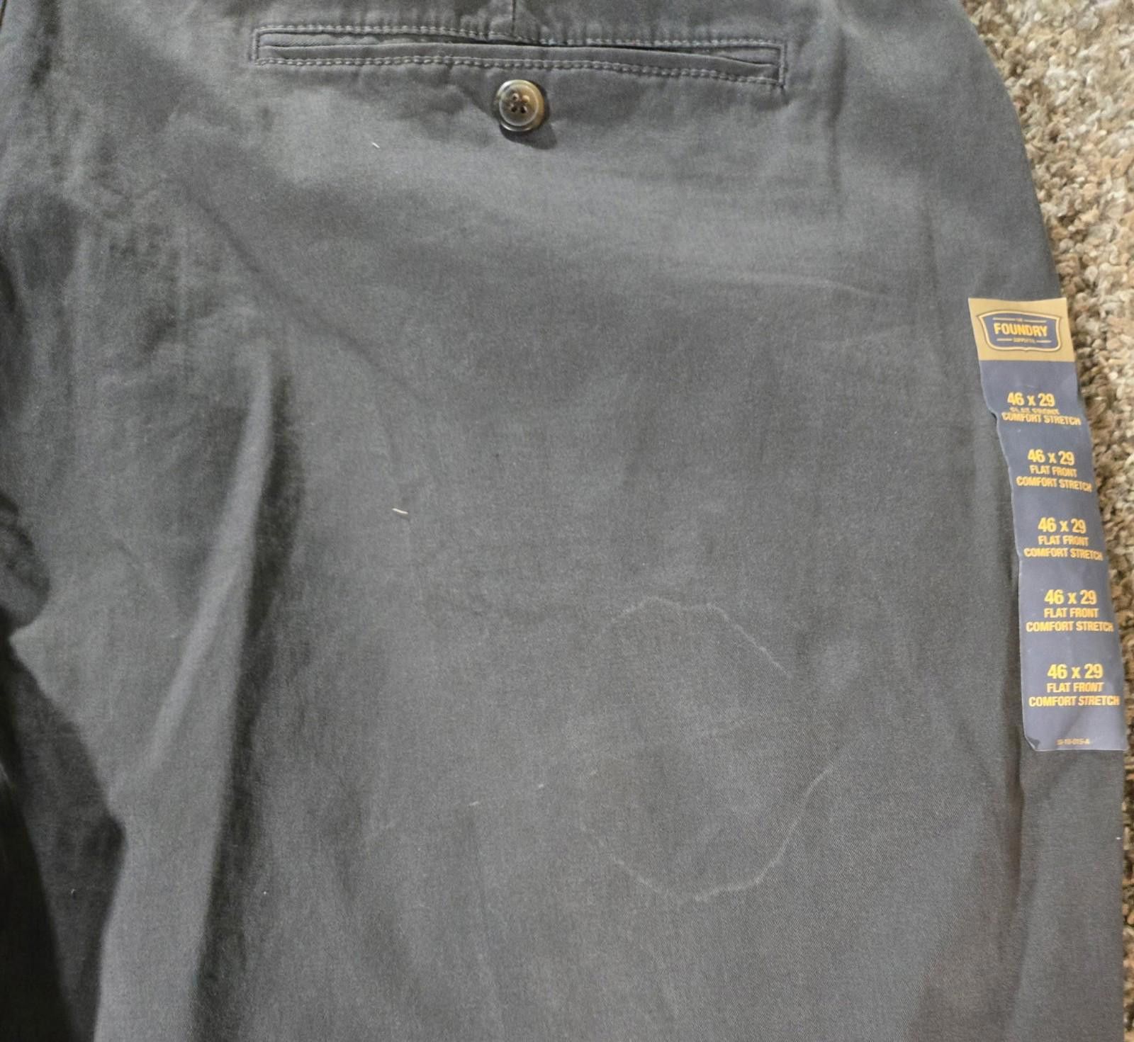 Vintage Foundry The Foundry Supply Co Flat Front Comfort Stretch 46x29 NWT Size US 44 / EU 60 - 10 Thumbnail