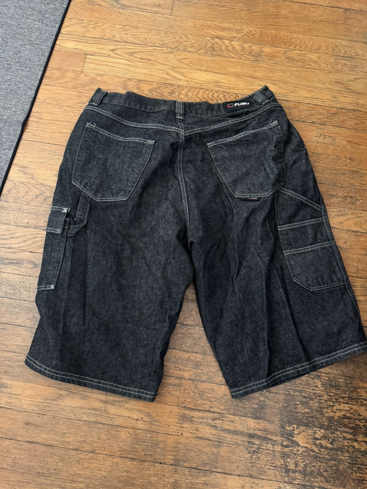 Fubu × Vintage Vintage FUBU Baggy Jean Shorts Size US 40 / EU 56 - 2 Thumbnail