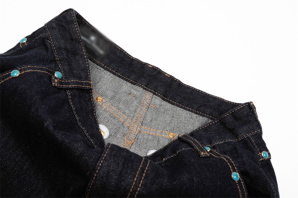 Vintage Men's high street loose wide-leg scimitar jeans Size US 32 / EU 48 - 4 Thumbnail