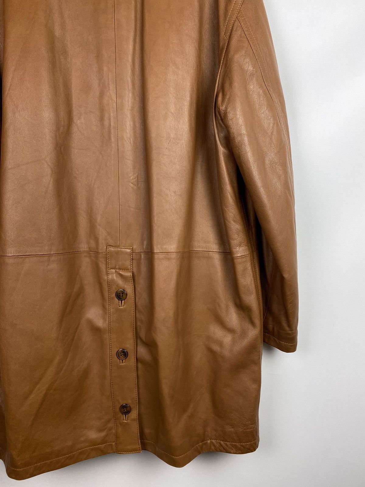 Mandelli Enrico Mandelli vintage real leather men’s coat jacket Size US L / EU 52-54 / 3 - 18 Thumbnail