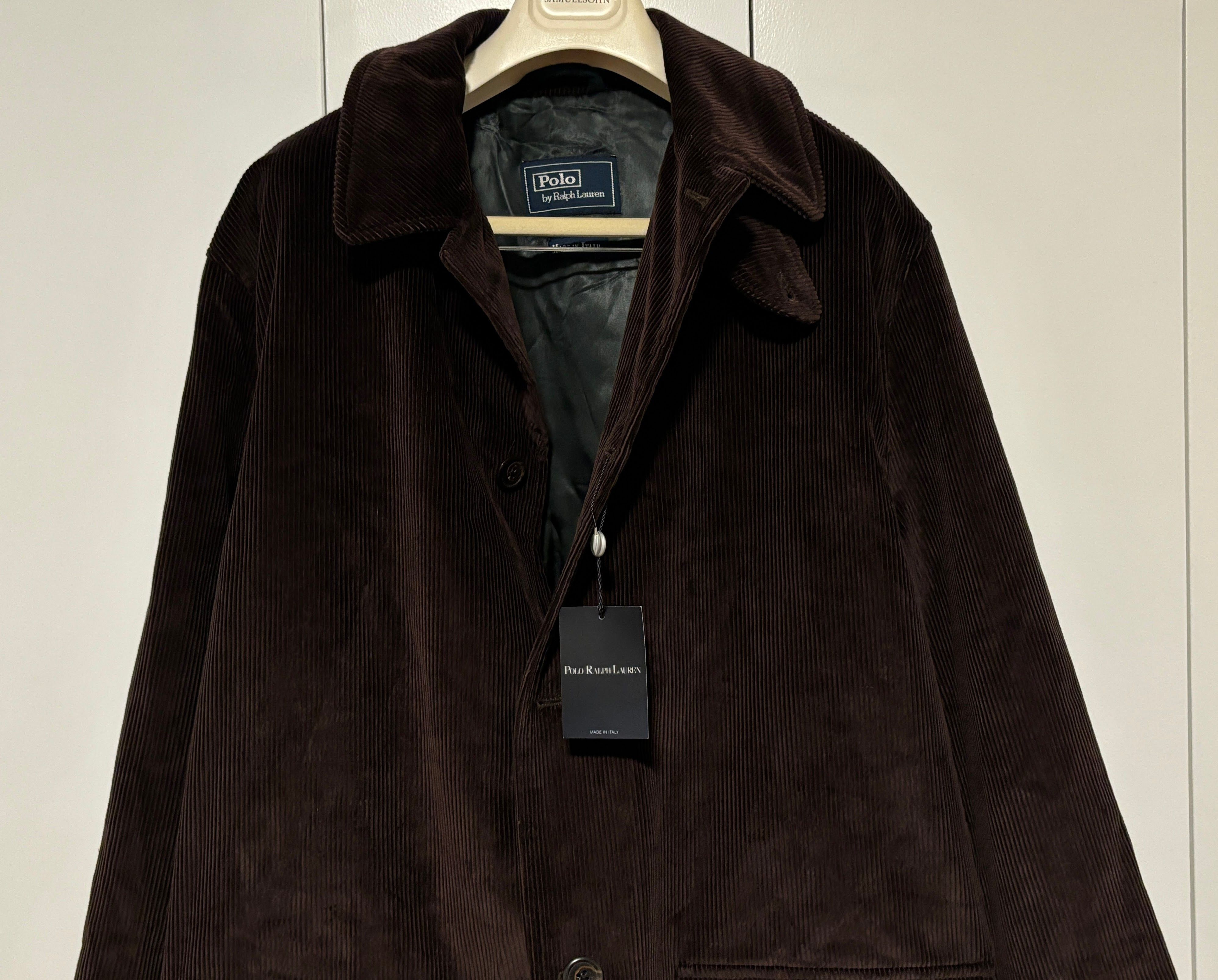 Polo Ralph Lauren BNWT Corneliani Brown Corduroy Overcoat/ Jacket XL-XXL Size US XXL / EU 58 / 5 - 10 Thumbnail