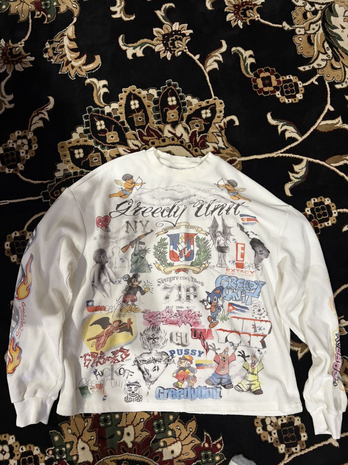 Greedy Unit Greedy unit all over graffiti thermal Size US M / EU 48-50 / 2 - 1 Thumbnail