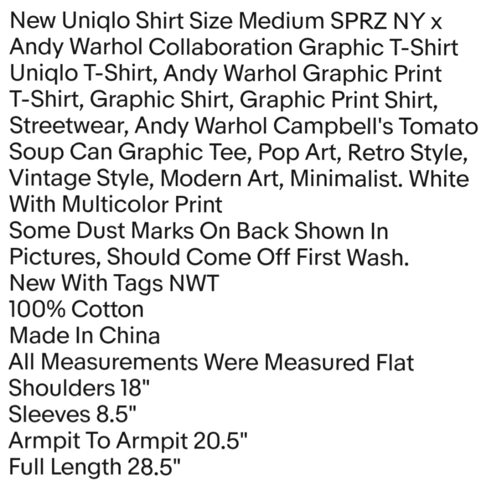 ●激レア●ソユル Y-Shirt 非売品プロモCD / クレヨンポップ VINTAGE Uniqlo Shirt M SPRZ NY x Andy Warhol Graphic T-Shirt