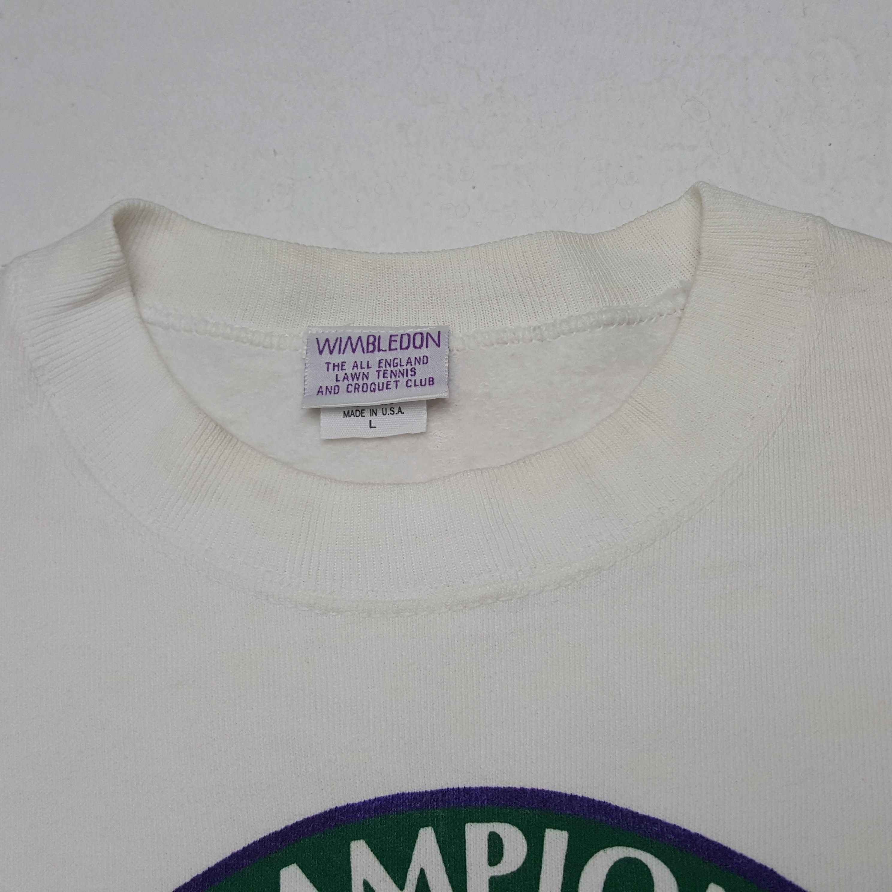 Champion × Vintage Vintage The Championships Wimbledon Sweatshirt Size US L / EU 52-54 / 3 - 4 Thumbnail