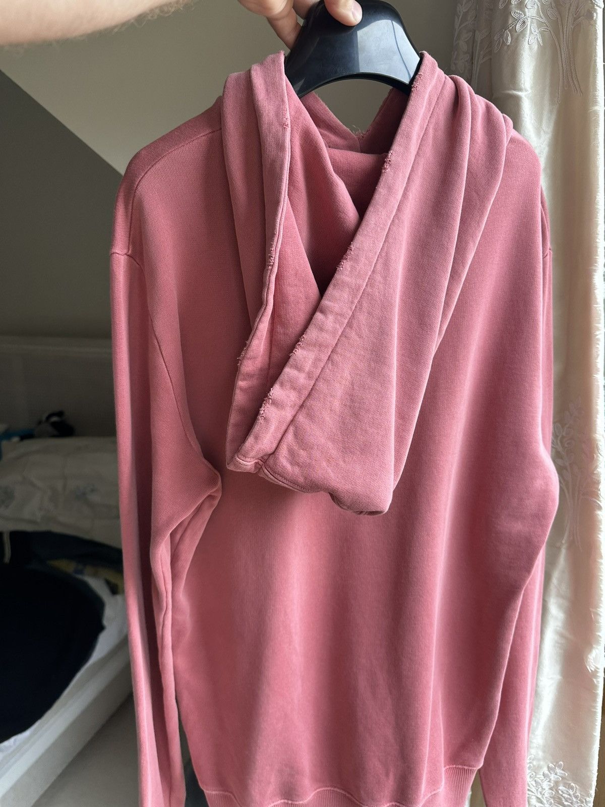 Saint Laurent Paris Saint Laurent Rive Gauche logo distressed hoodie $990 Size US XS / EU 42 / 0 - 19 Thumbnail