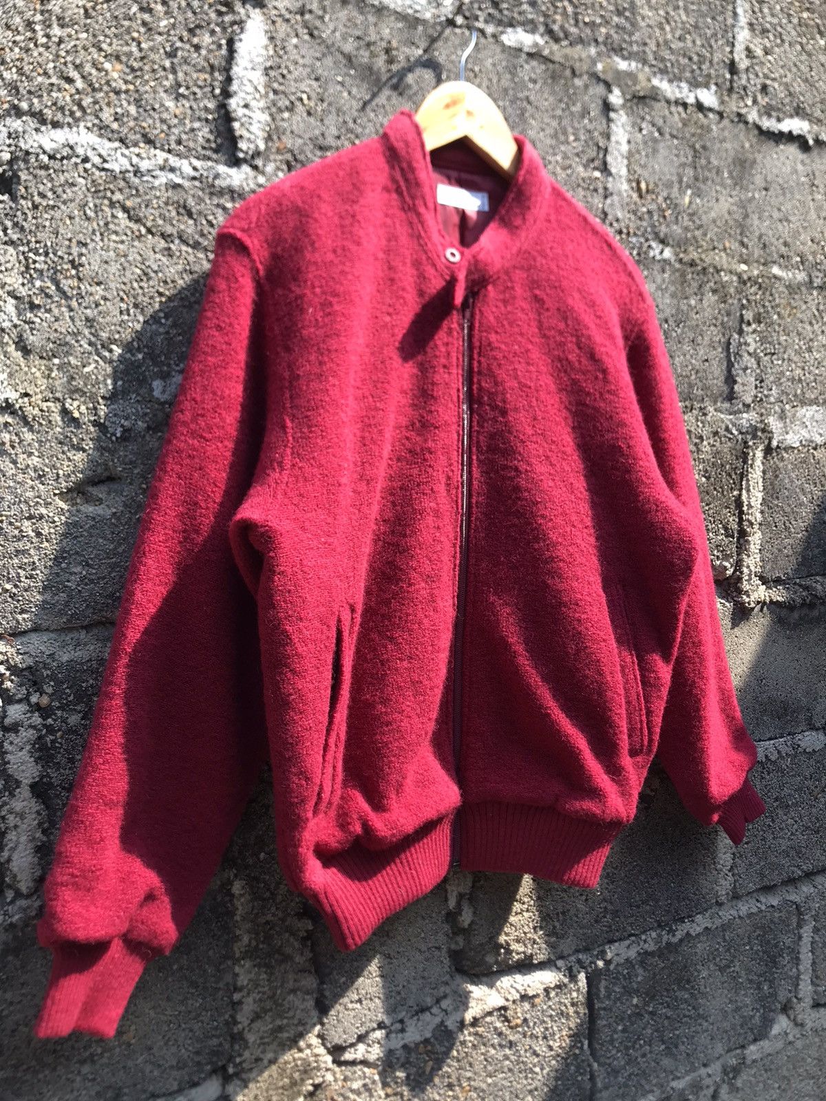Vintage 🔥Vintage 90s Arnold Palmer Wool Bomber Jacket Size US M / EU 48-50 / 2 - 2 Thumbnail