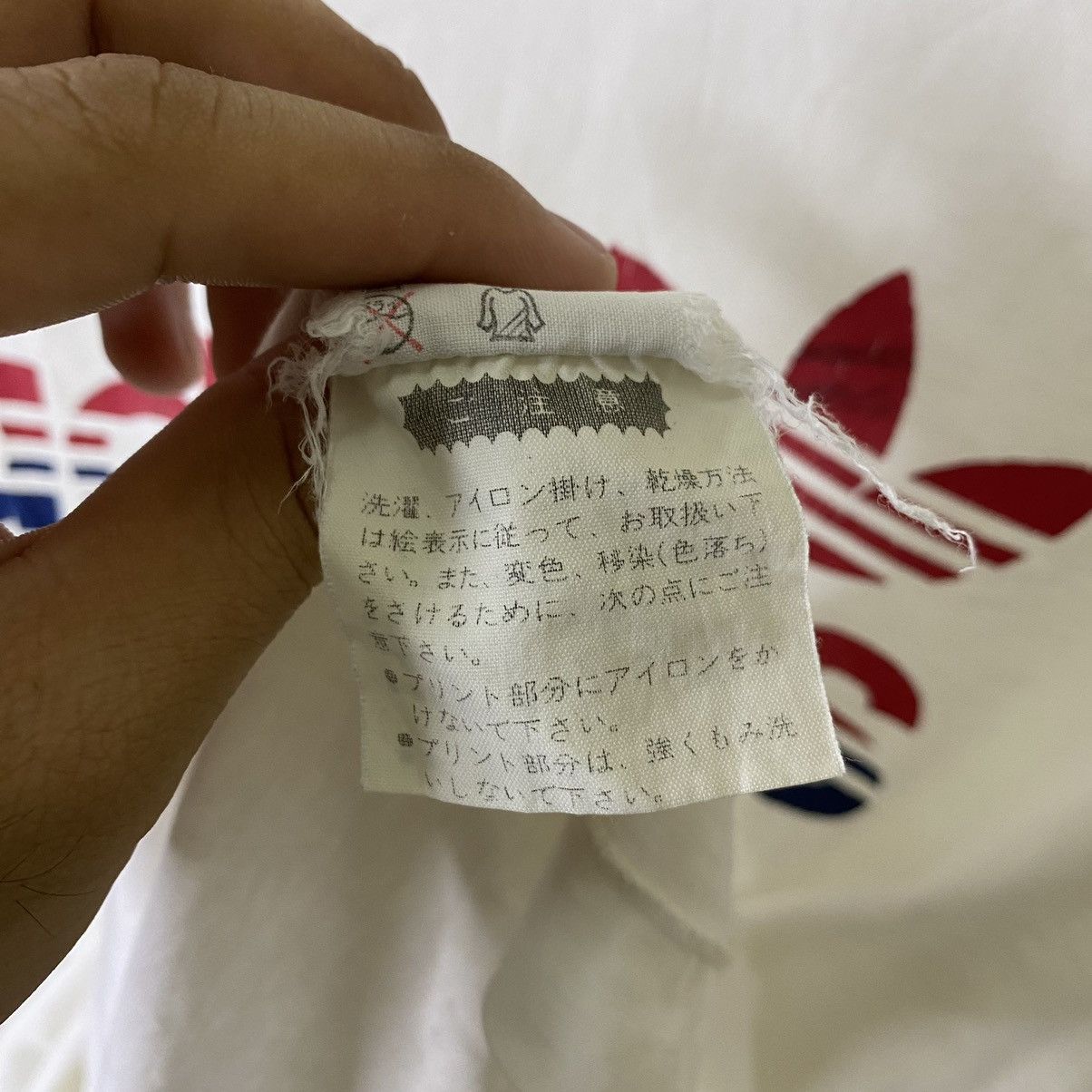 Adidas Vintage 1980s Adidas Spell Out Tee Size US M / EU 48-50 / 2 - 6 Thumbnail