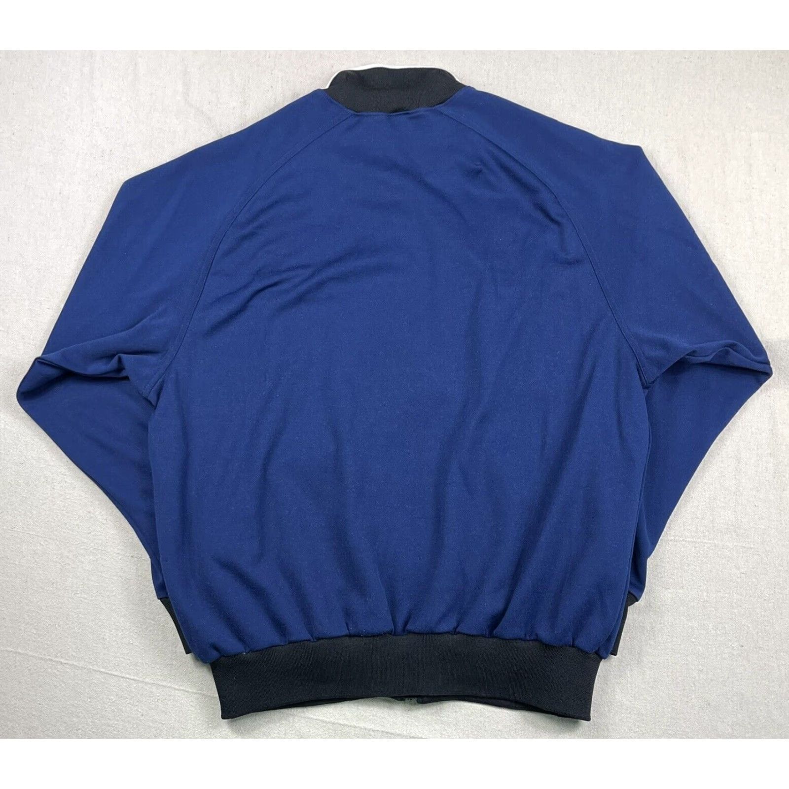 Nike VINTAGE Nike Men Track Jacket L Full Zip Pockets Swoosh Warmup 90s Windbreaker Blue Mens Size US L / EU 52-54 / 3 - 2 Thumbnail