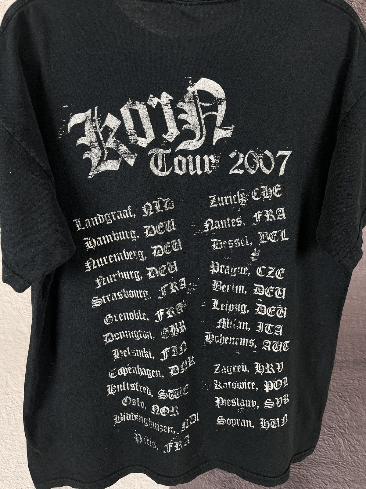 Band Tees Korn vintage 2007 tour tee shirt rare motorcycle Size US L / EU 52-54 / 3 - 7 Thumbnail
