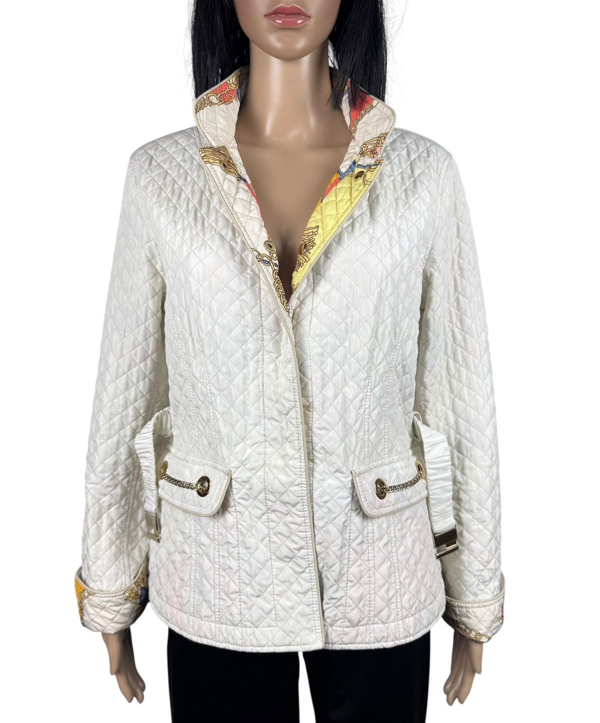 Other J.N.C. Italy Quilted Printed Jacket Reversible size S Size S / US 4 / IT 40 - 15 Thumbnail