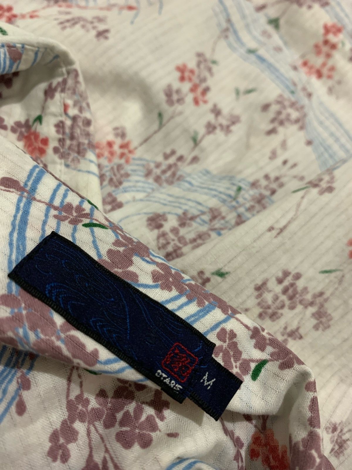 Japanese Brand × Vintage Vintage Japanese Floral shirt Size US M / EU 48-50 / 2 - 5 Thumbnail