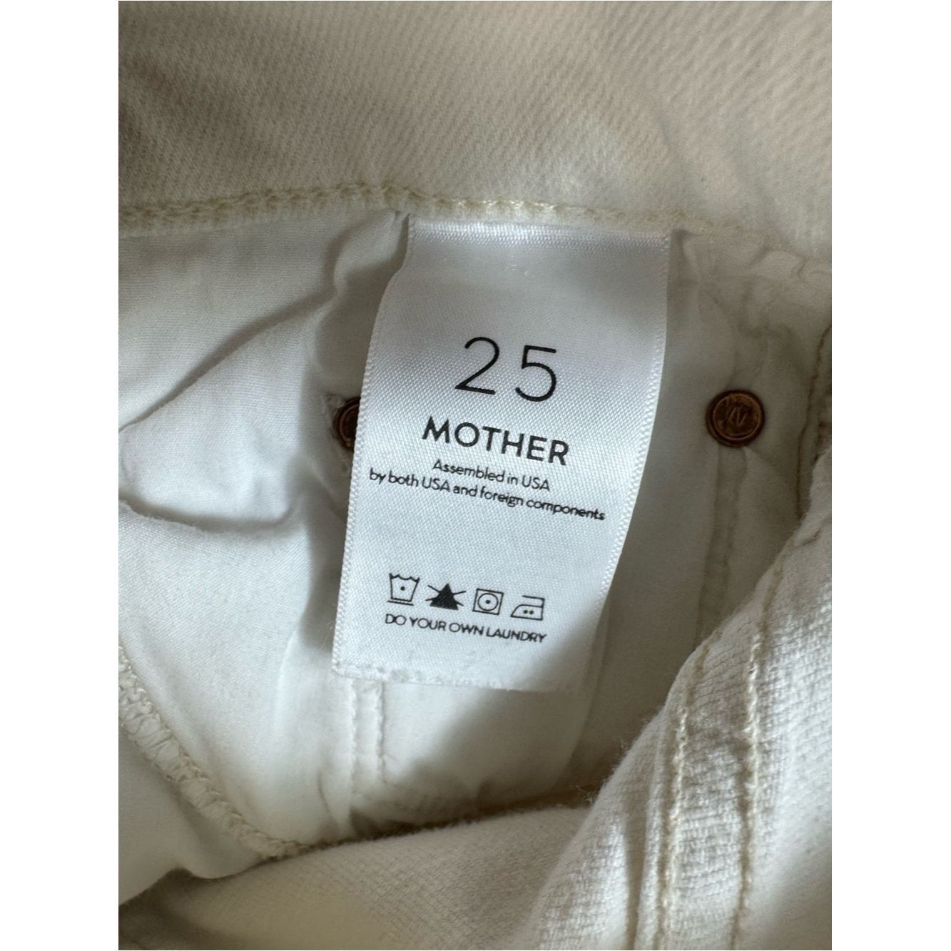MOTHER MOTHER The Insider Crop Step Fray Jean in Whipping The Race Size 25" / US 0 / IT 36 - 6 Thumbnail