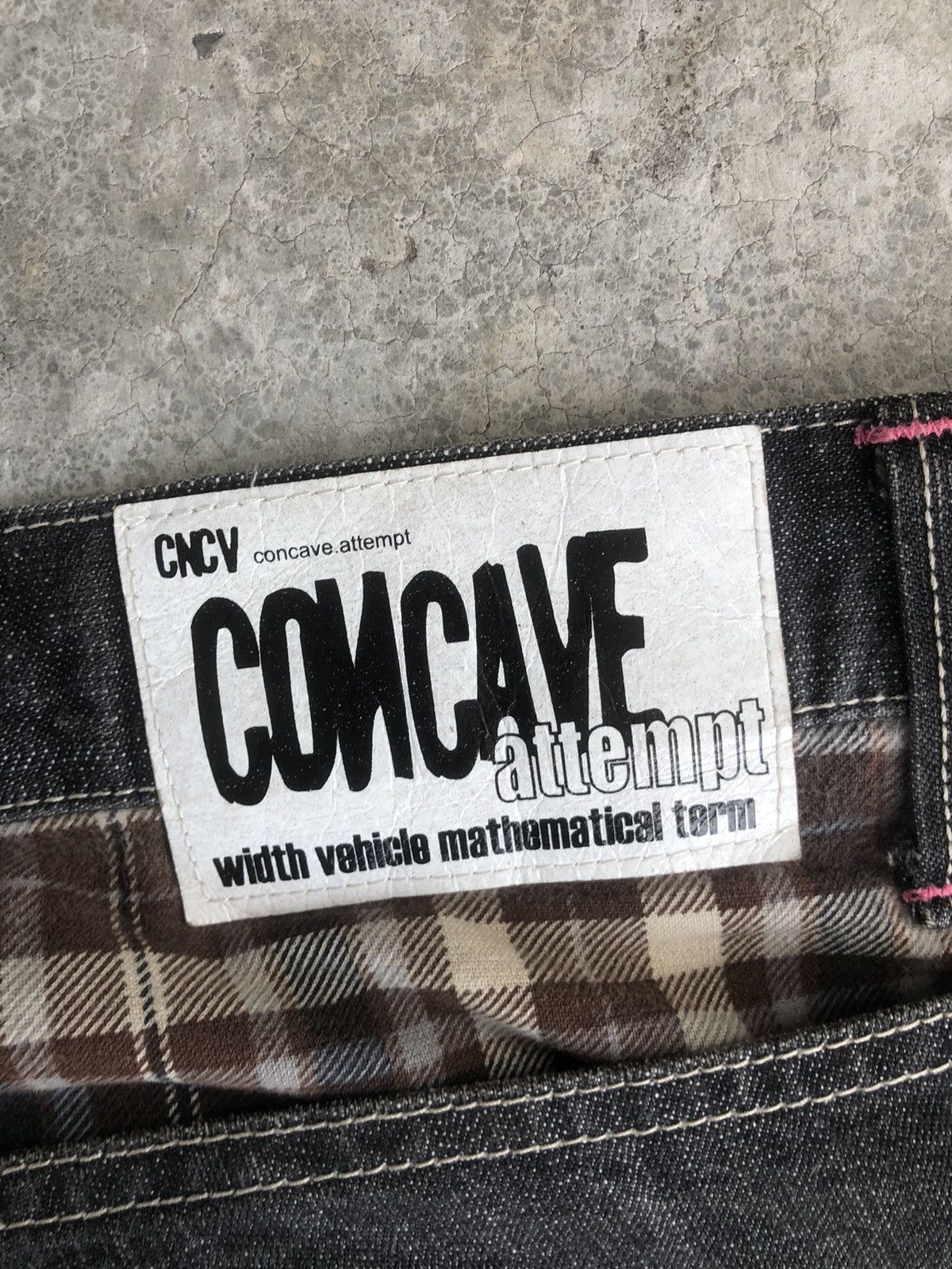 Japanese Brand Japanese Concave Attempt Distressed Jeans Size US 33 - 22 Thumbnail