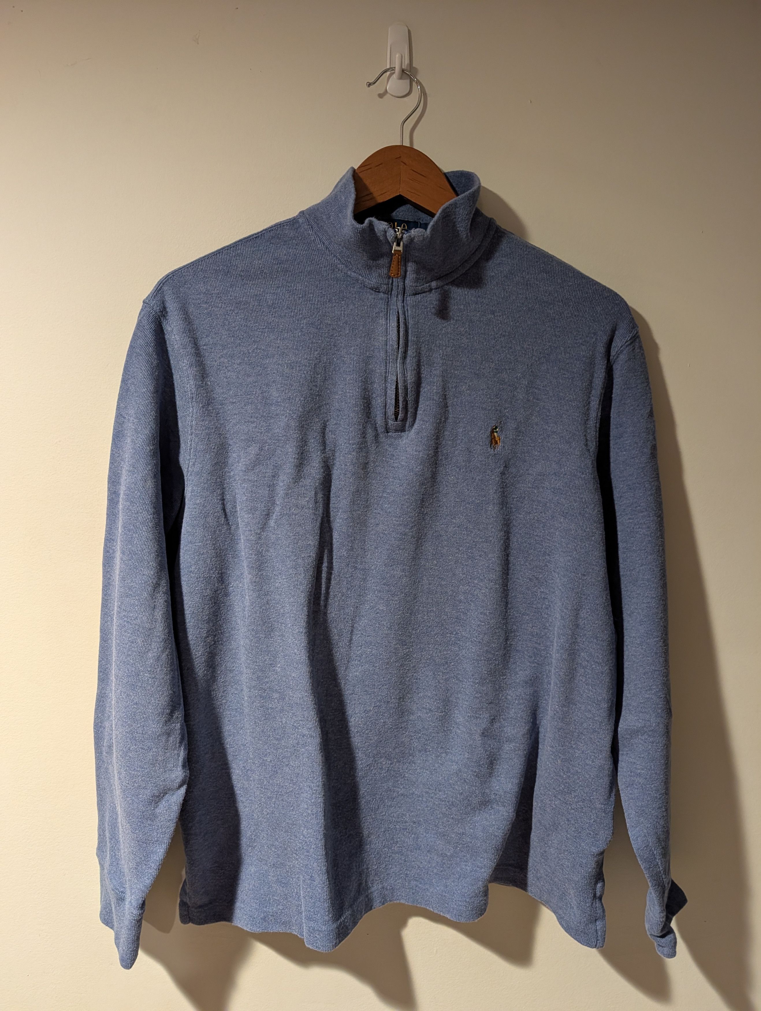 Polo Ralph Lauren Polo Ralph Lauren Estate Quarter Zip Pullover Sweater Medium Size US M / EU 48-50 / 2 - 1 Thumbnail