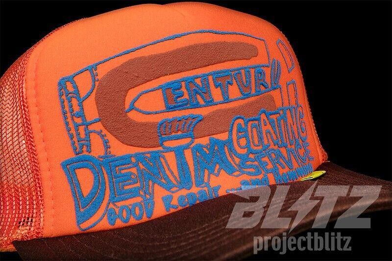 Kapital KAPITAL CENTURY DENIM COATING SERVICE TRUCKER CAP HAT Size ONE SIZE - 1 Thumbnail