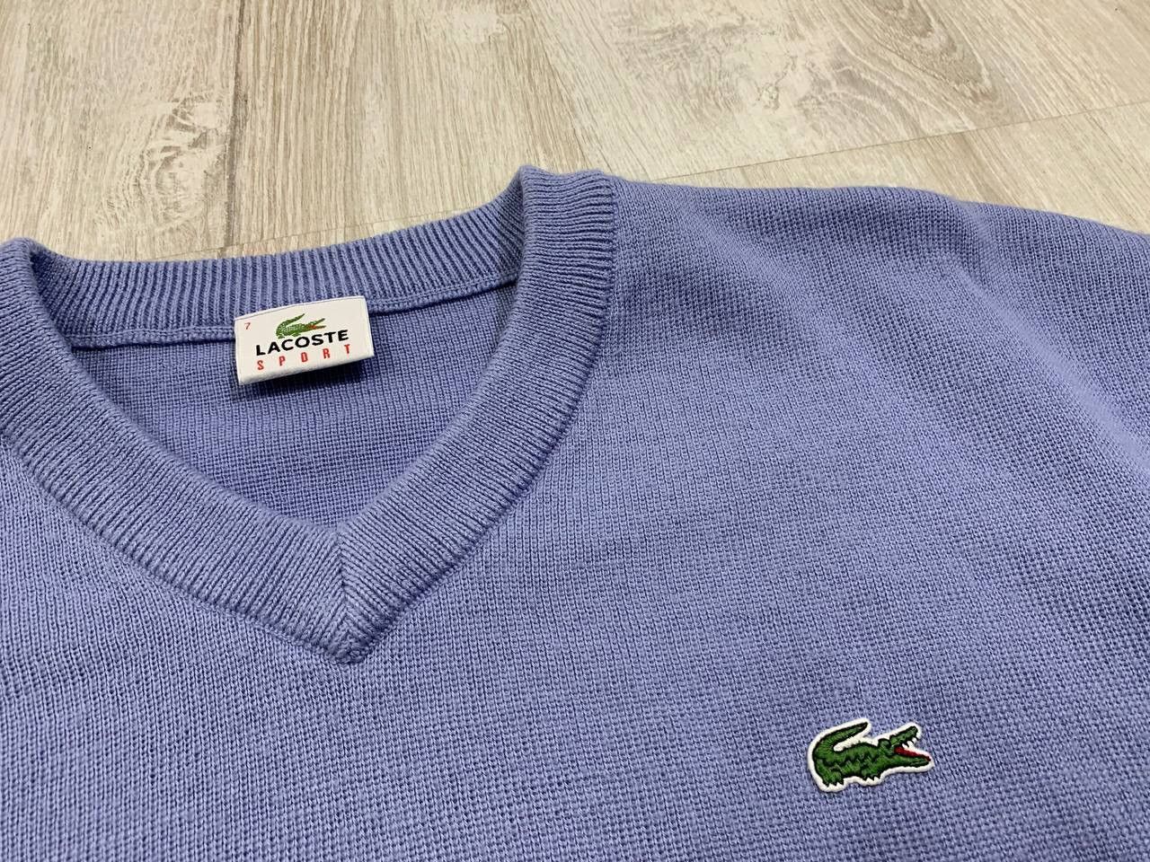 Lacoste × Vintage Mens vintage sweater Lacoste Size 7 Size US L / EU 52-54 / 3 - 4 Thumbnail