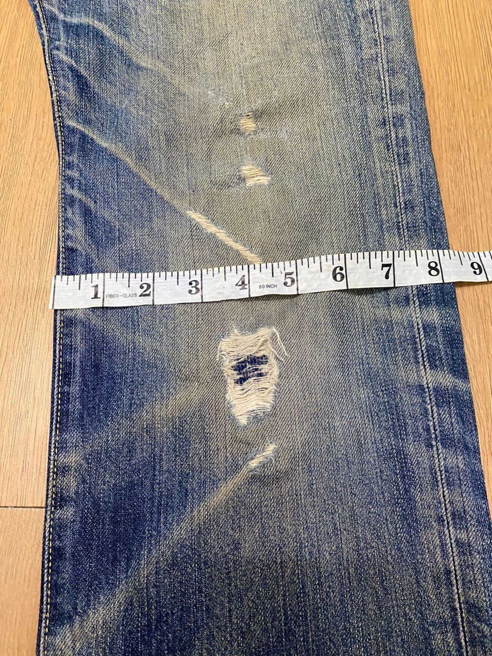Japanese Brand W30 vintage Uniqlo jeans SS02 Distressed Denim Jeans Size US 30 / EU 46 - 19 Thumbnail