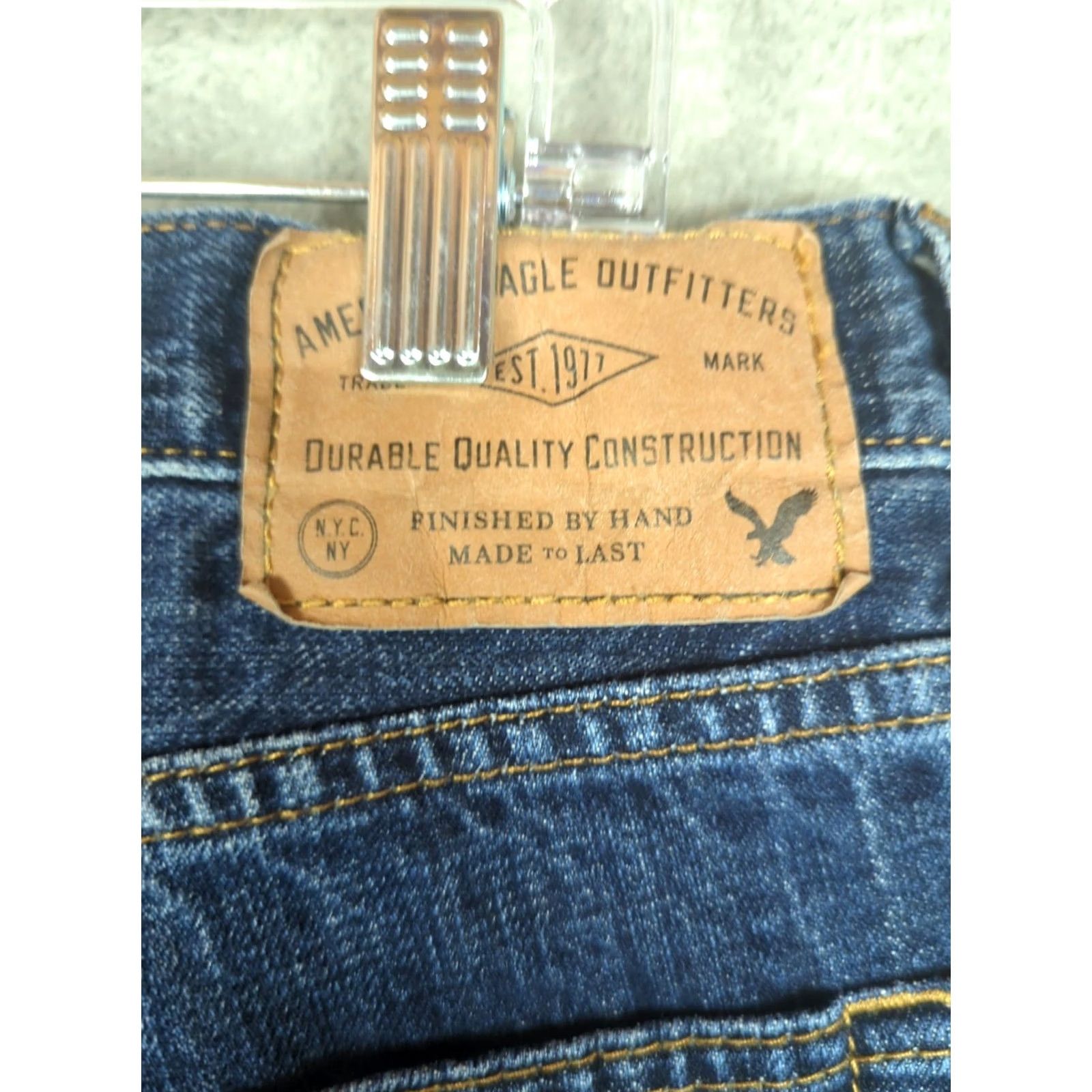 American Eagle Outfitters American Eagle Outfitters Jeans Mens 32x28.5 Blue Original Boot Denim Baggy? - Size US 32 / EU 48 - 6 Thumbnail