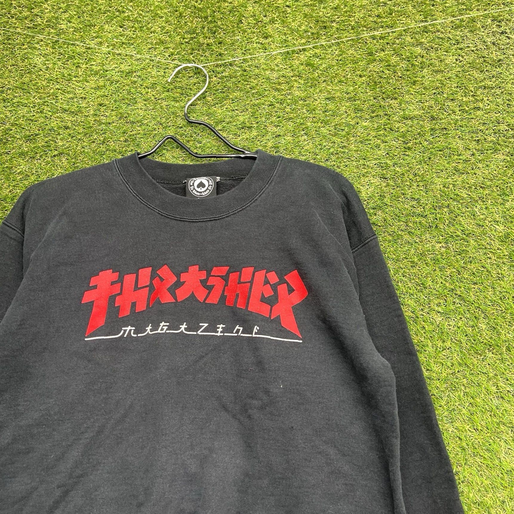 Thrasher VINTAGE Thrasher Sweatshirt Mens S Skater Godzilla Logo Crew Neck 90s 2000s Graphic Print Black Size US S / EU 44-46 / 1 - 3 Thumbnail