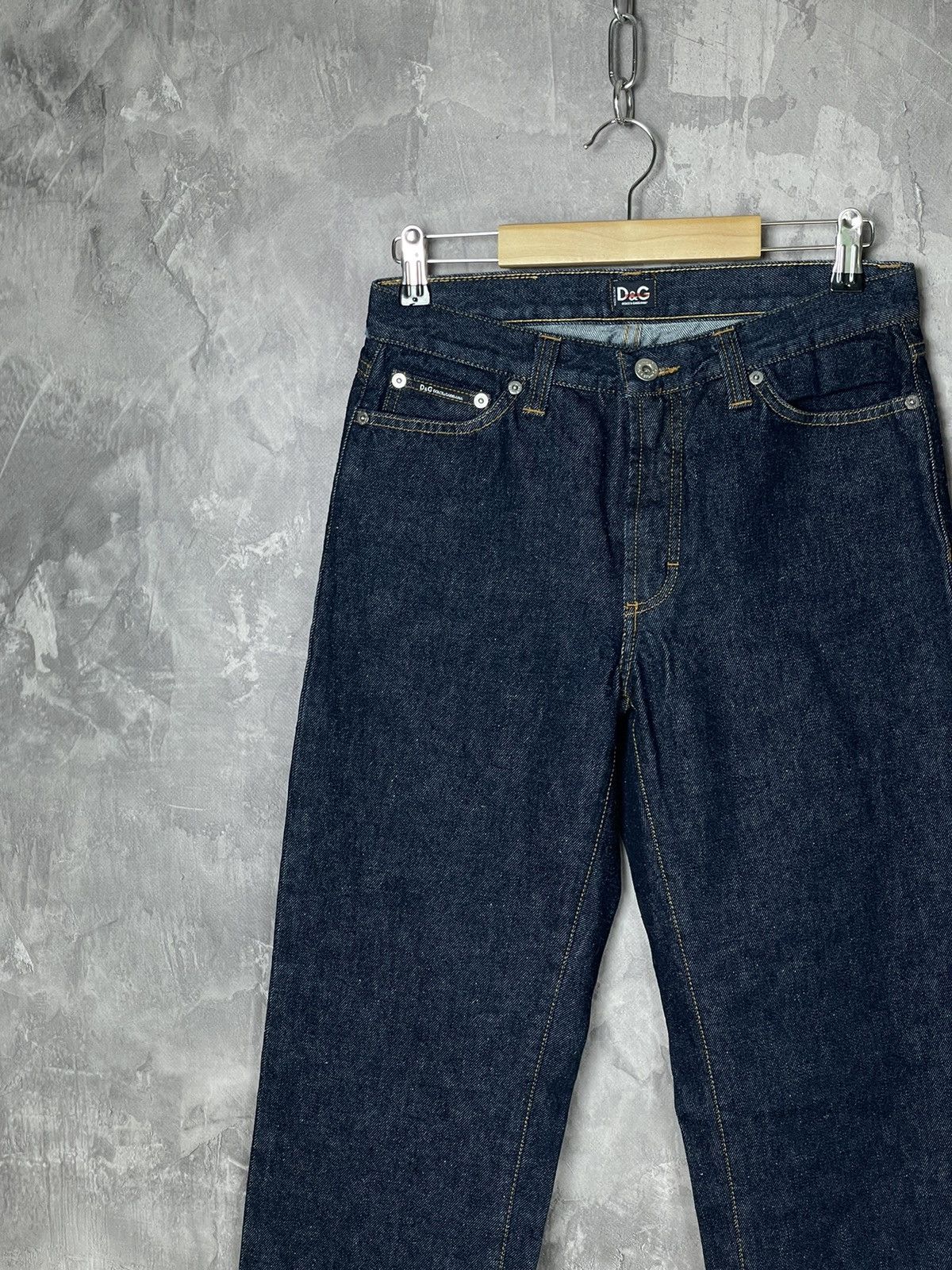 Luxury🔥 Vintage Dolce&Gabbana Y2K Crazy Denim Jeans Pants
