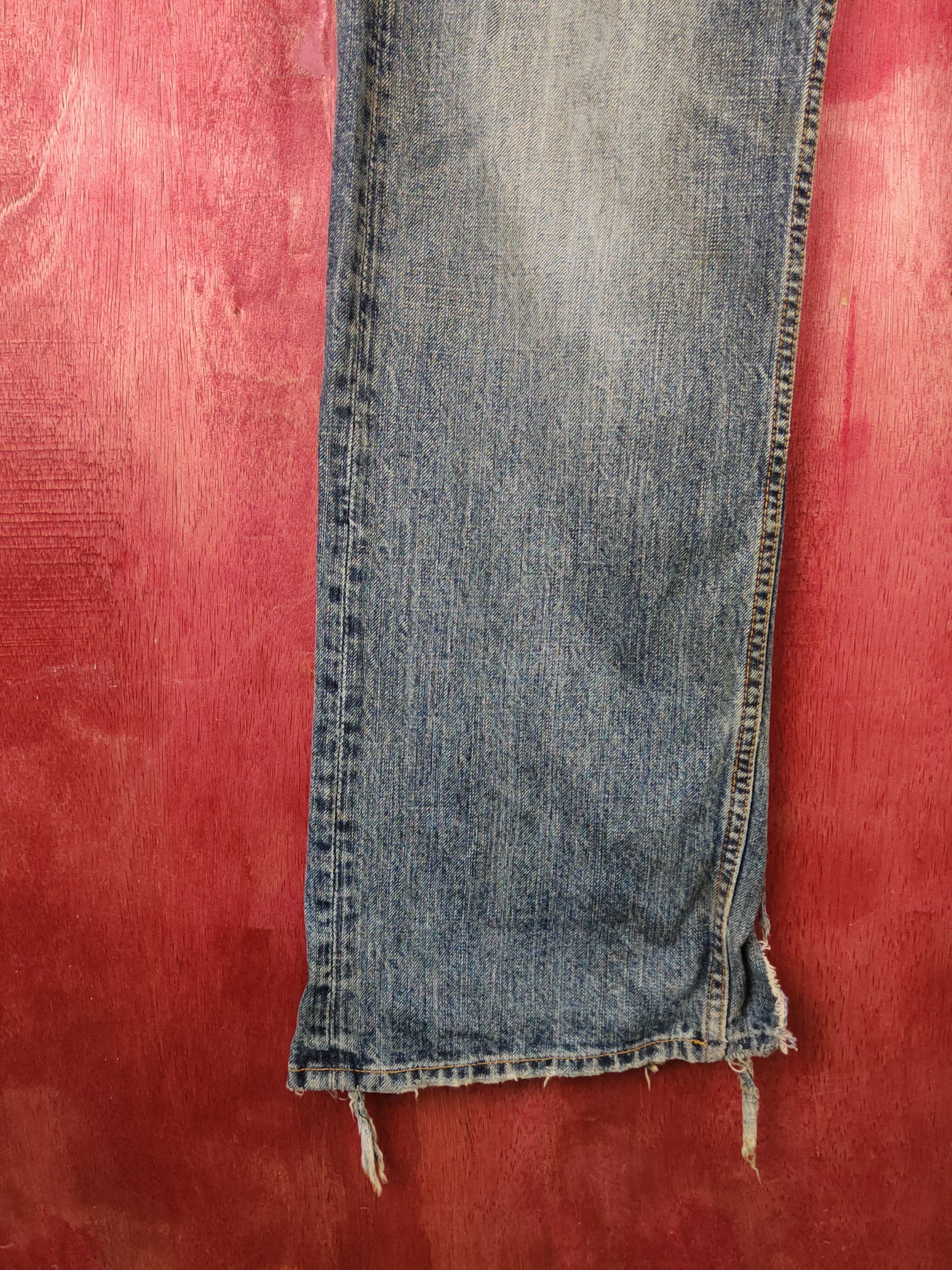 Japanese Brand Japanese Brand Blue Faded Distressed Ripped Jeans #S2251 Size US 32 / EU 48 - 4 Thumbnail