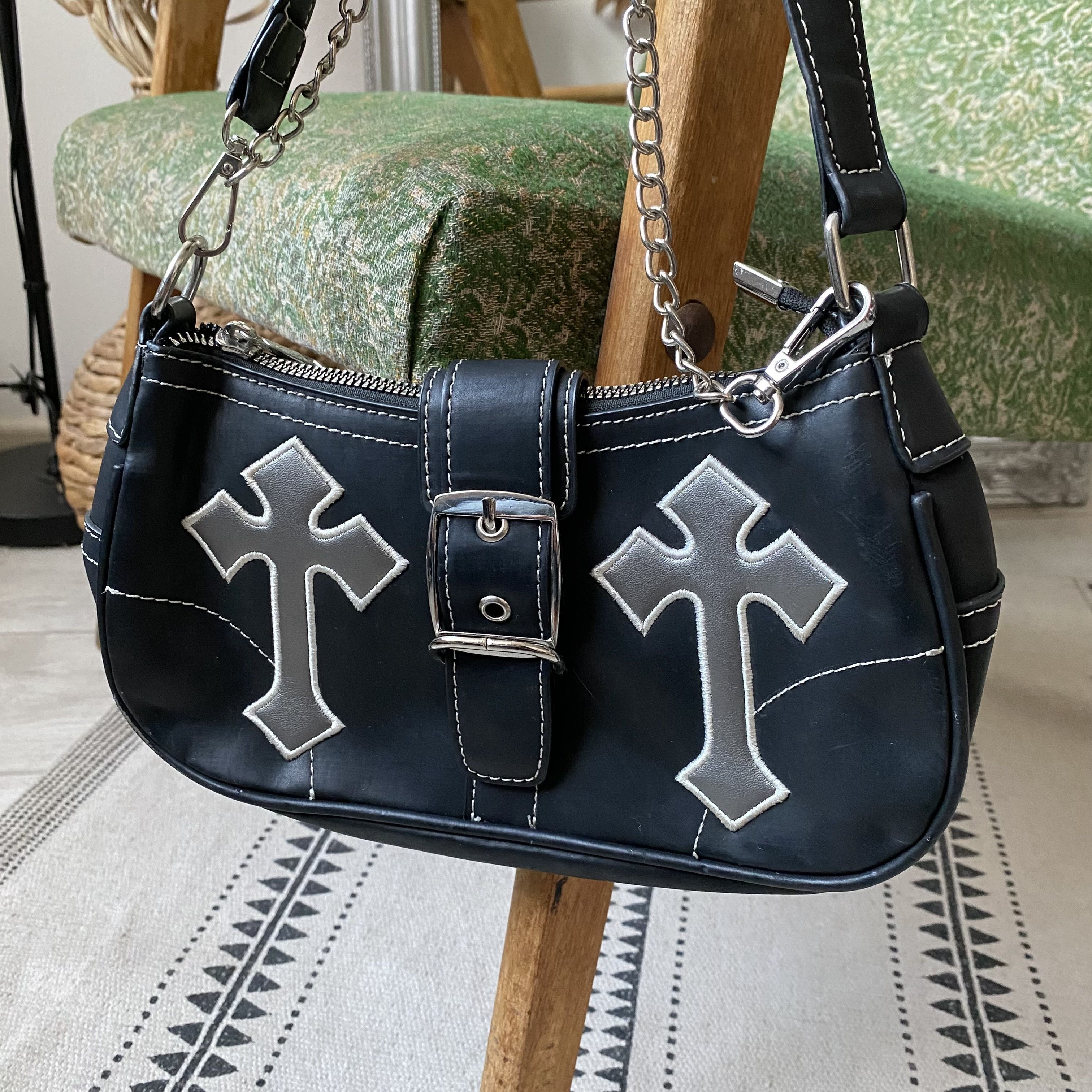Affliction Y2K Vintage 2000s Avantgarde mini bag Chrome Hearts vibe Size ONE SIZE - 2 Thumbnail