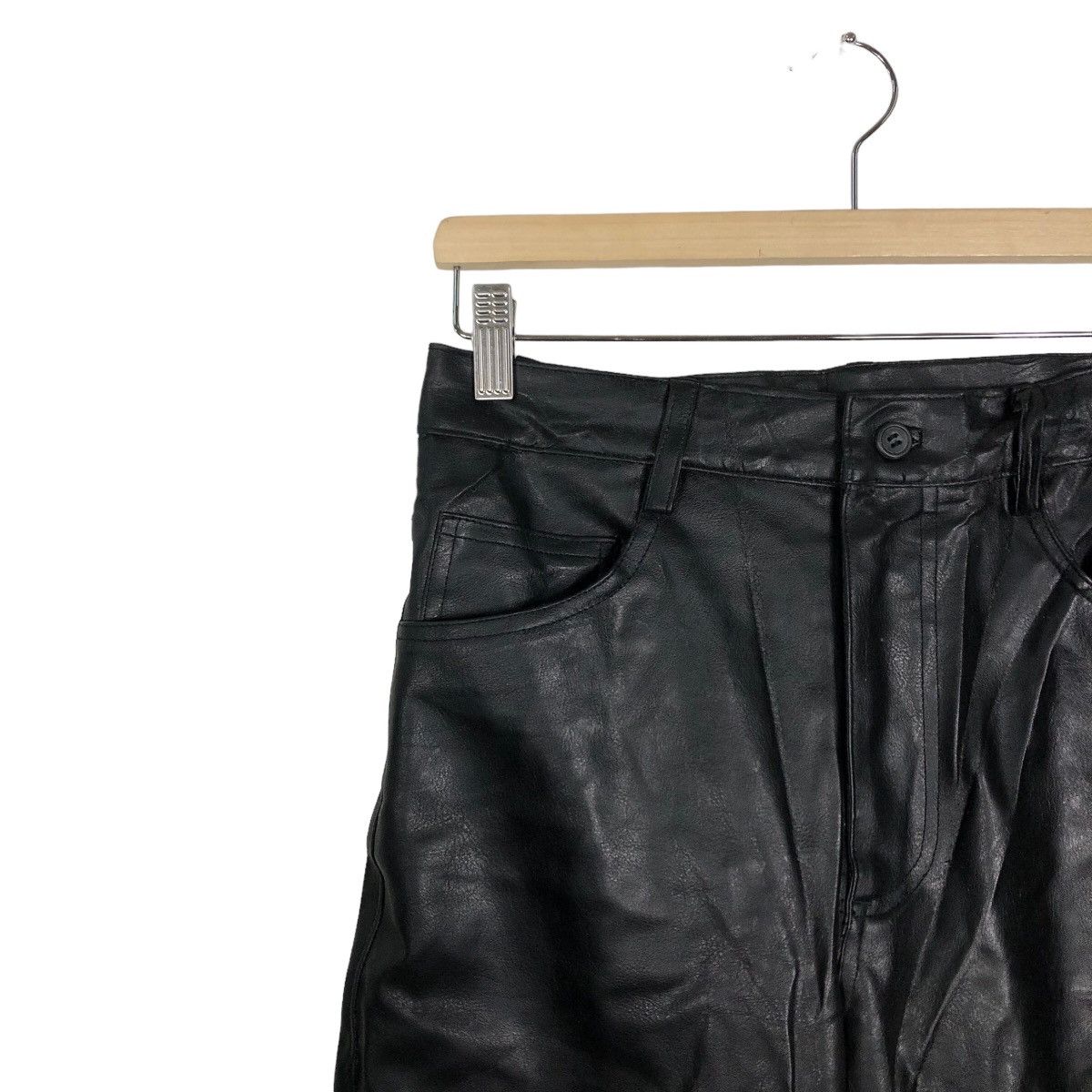 Genuine Leather 🔥90’s Vintage Genuine Leather Pants Fellow Issey Miyake Size US 28 / EU 44 - 6 Thumbnail