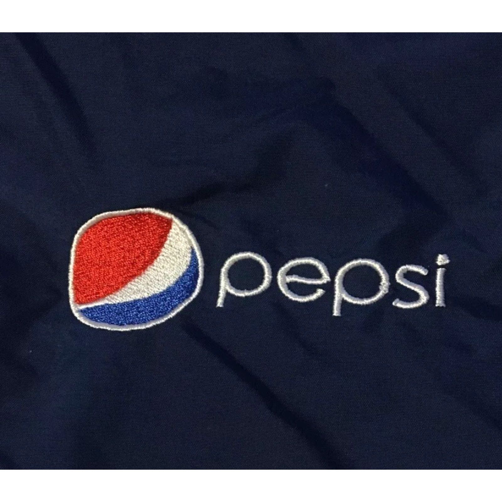 Vintage VINTAGE 90s Pepsi Soda Promo Jacket XXL Boxy Navy Blue Coca Cola Theme Grunge Bomber Jacket Men Large 2XL Size US XXL / EU 58 / 5 - 2 Thumbnail