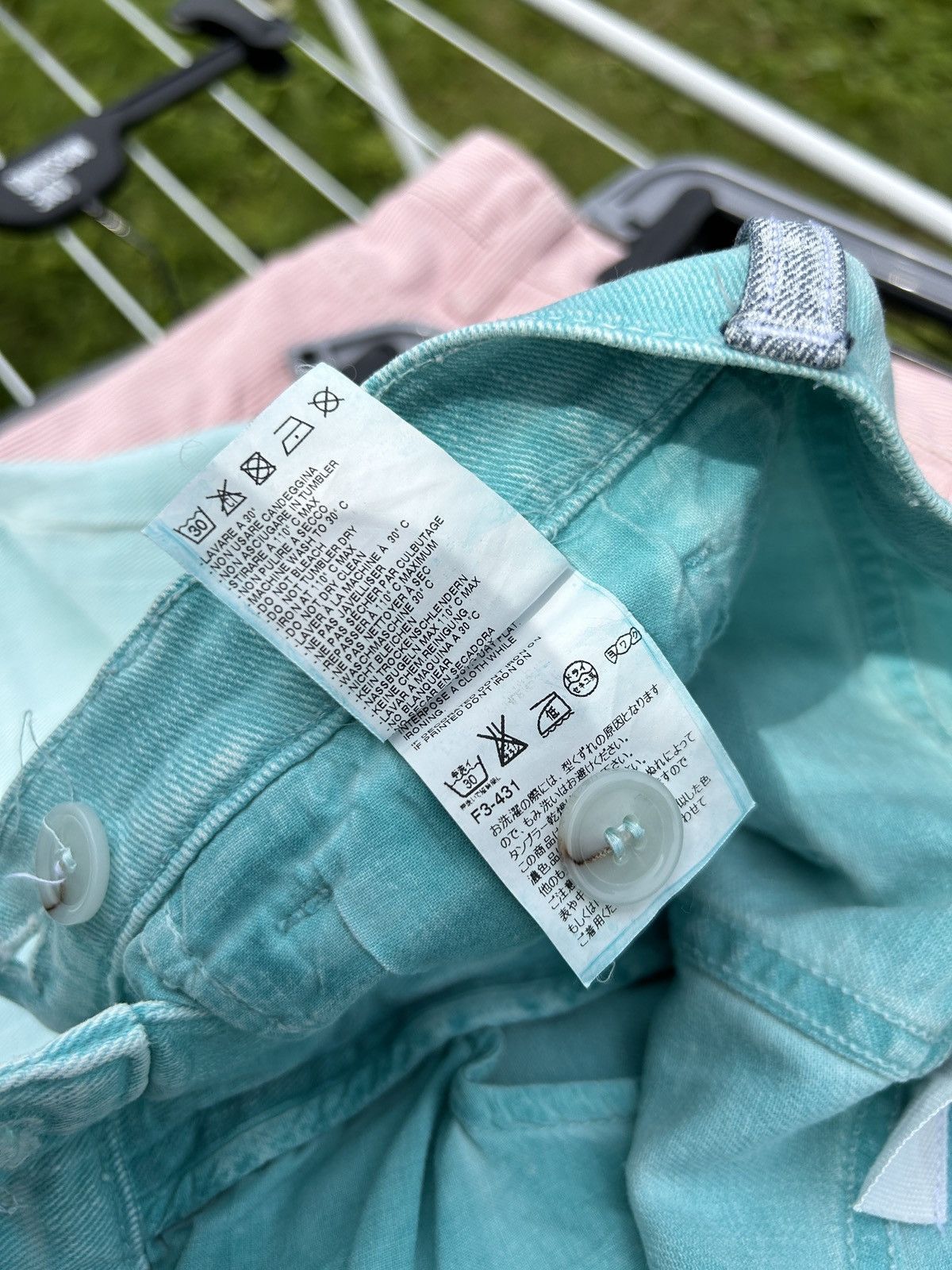 Maison Margiela Maison Martin Margiela MM6 Bleach Processed Slim Denim Jeans Size 26" / US 2 / IT 38 - 11 Thumbnail