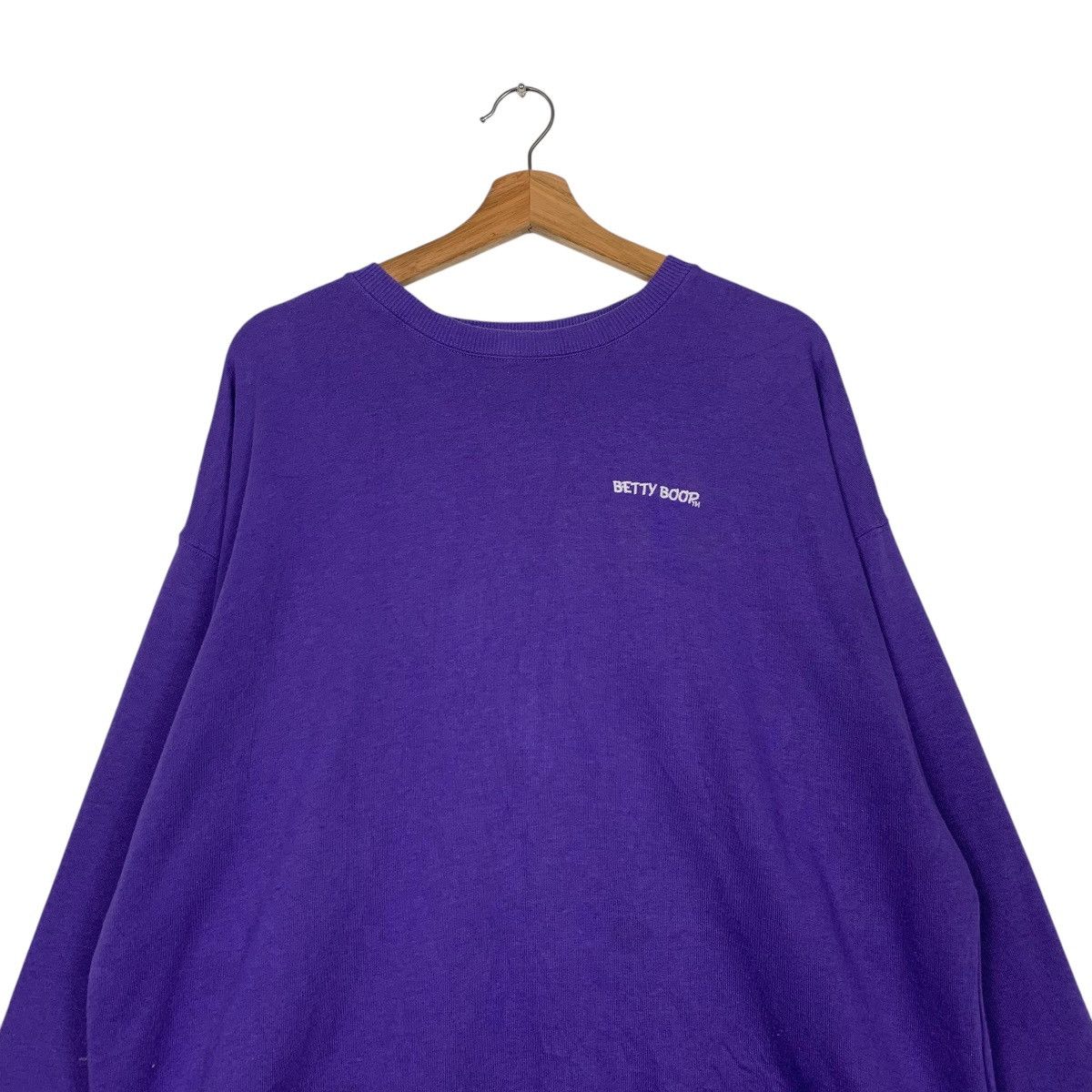Japanese Brand Denifits x Betty Boop Crewneck Purple Sweatshirt Size US L / EU 52-54 / 3 - 3 Thumbnail
