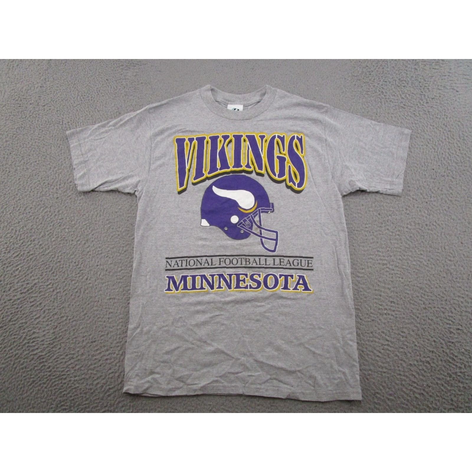 Vintage VINTAGE Dynasty Minnesota Vikings NFL T-Shirt MN Read 90s Gray Cotton Crew Neck Short Sleeve Men's L Size US L / EU 52-54 / 3 - 2 Thumbnail