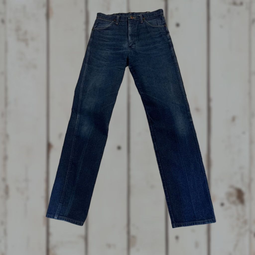Wrangler Wrangler Men's Blue Denim Cowboy Cut Tapered Jeans 32x36 Size US 32 / EU 48 - 1 Thumbnail
