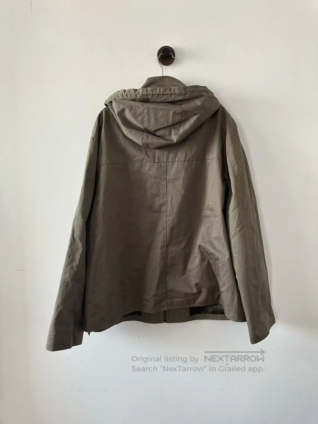 Loewe Loewe Khaki Leather Patch Jacket| Size US M / EU 48-50 / 2 - 2 Thumbnail