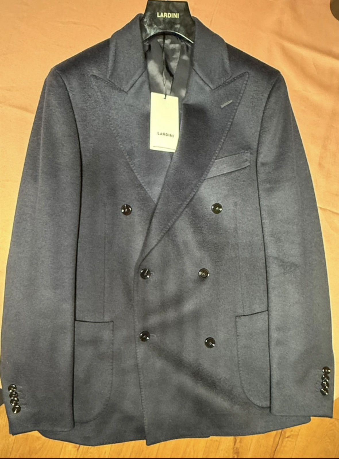 Lardini Lardini Double Breasted Cashmere Blazer Size 48R - 1 Thumbnail