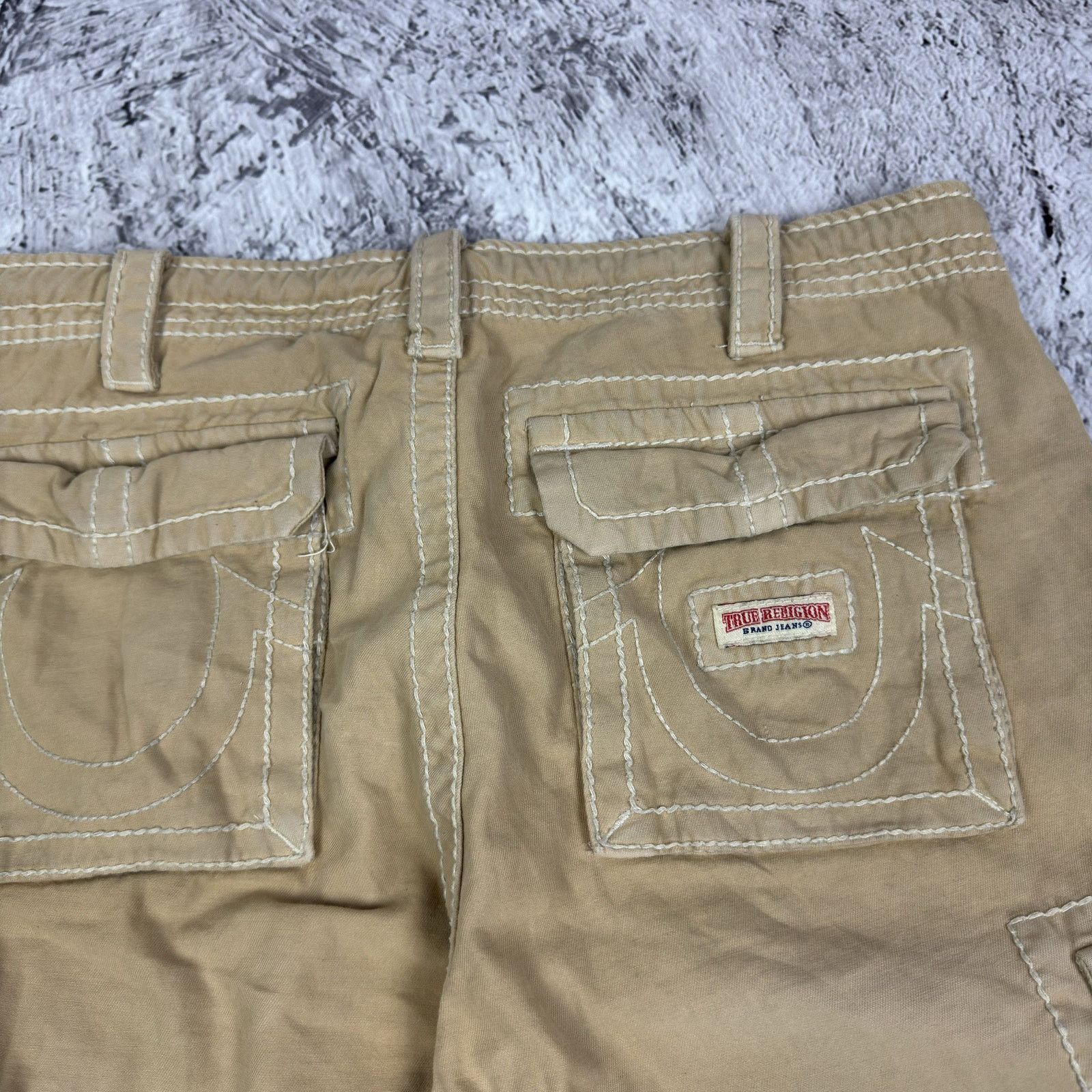 True Religion True Religion Men Beige Cotton Outdoor Hiking Cargo Short 30 Size US 30 / EU 46 - 5 Thumbnail