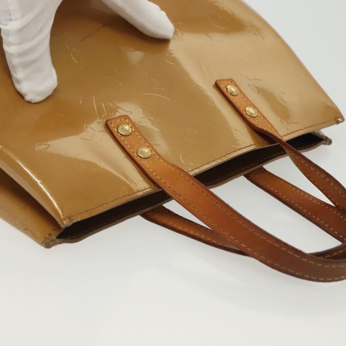 Louis Vuitton LOUIS VUITTON Monogram Vernis Reade PM Hand Bag Noisette Size ONE SIZE - 7 Thumbnail