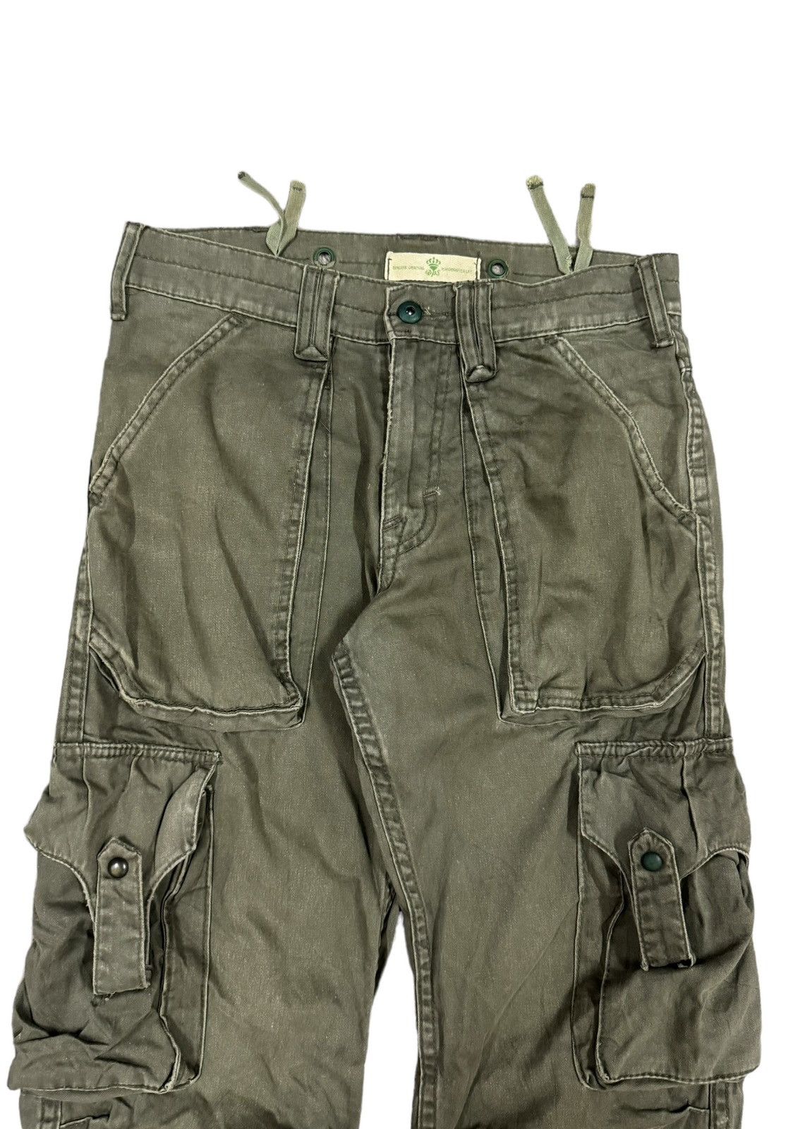 Japanese Brand × Orslow × Vintage Vtg🔥Japanese Brand Bondage Parachute Cargo Pants Size US 30 / EU 46 - 3 Thumbnail