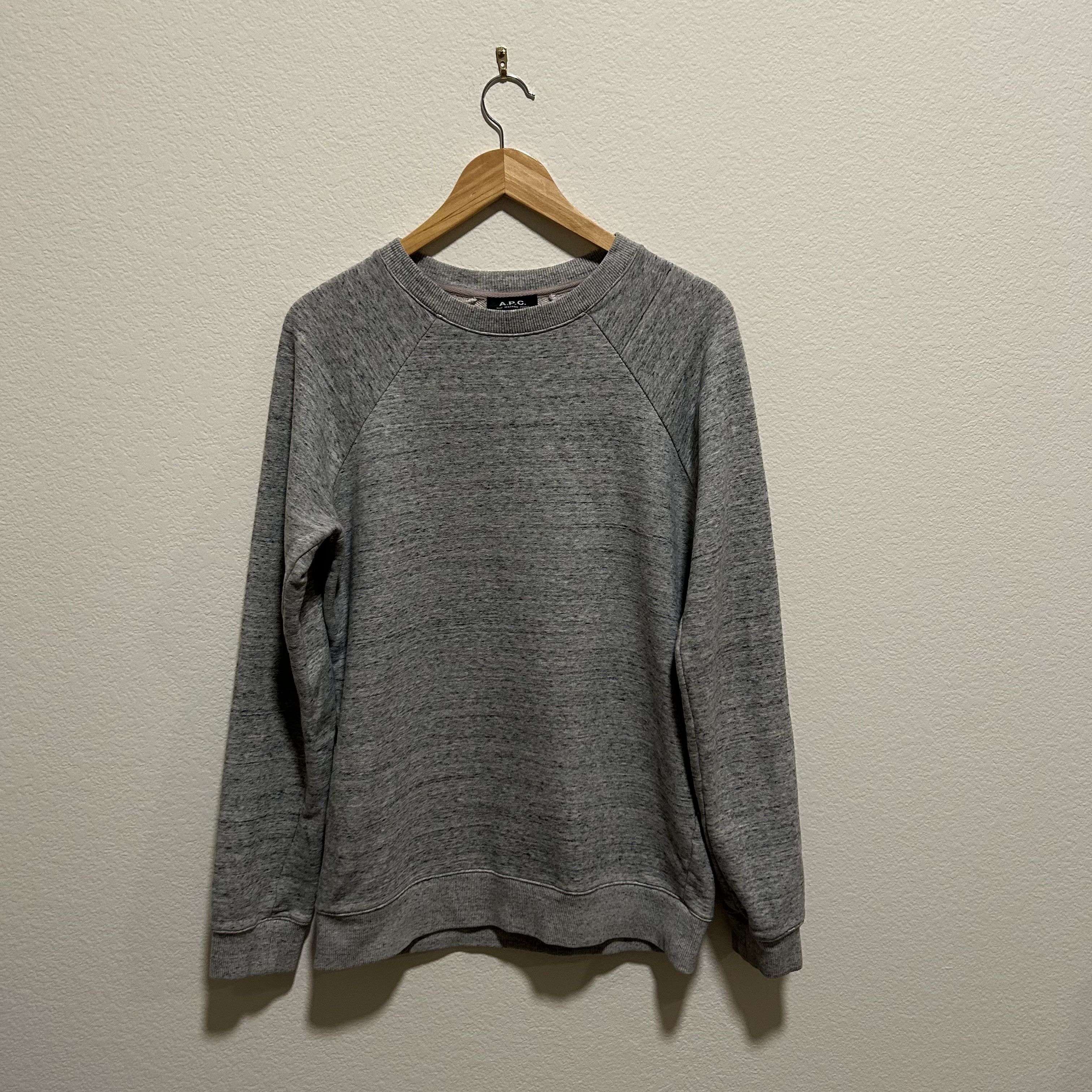 A.P.C. APC Crewneck sweatshirt heather grey Size US S / EU 44-46 / 1 - 1 Thumbnail