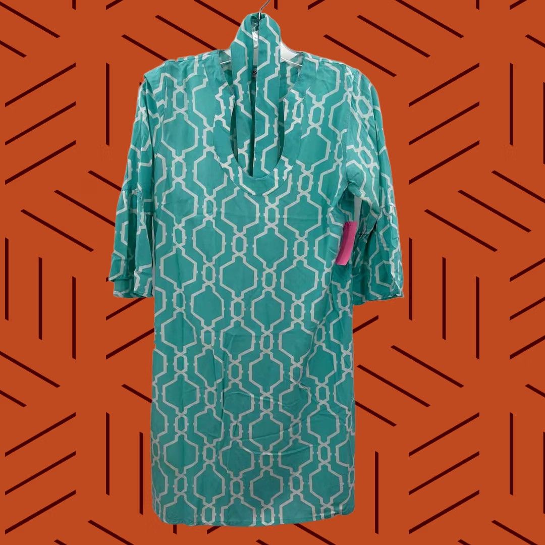 Escada Escapada Dress Blue Size Small Knee Length Long Sleeve Size S / US 4 / IT 40 - 1 Thumbnail