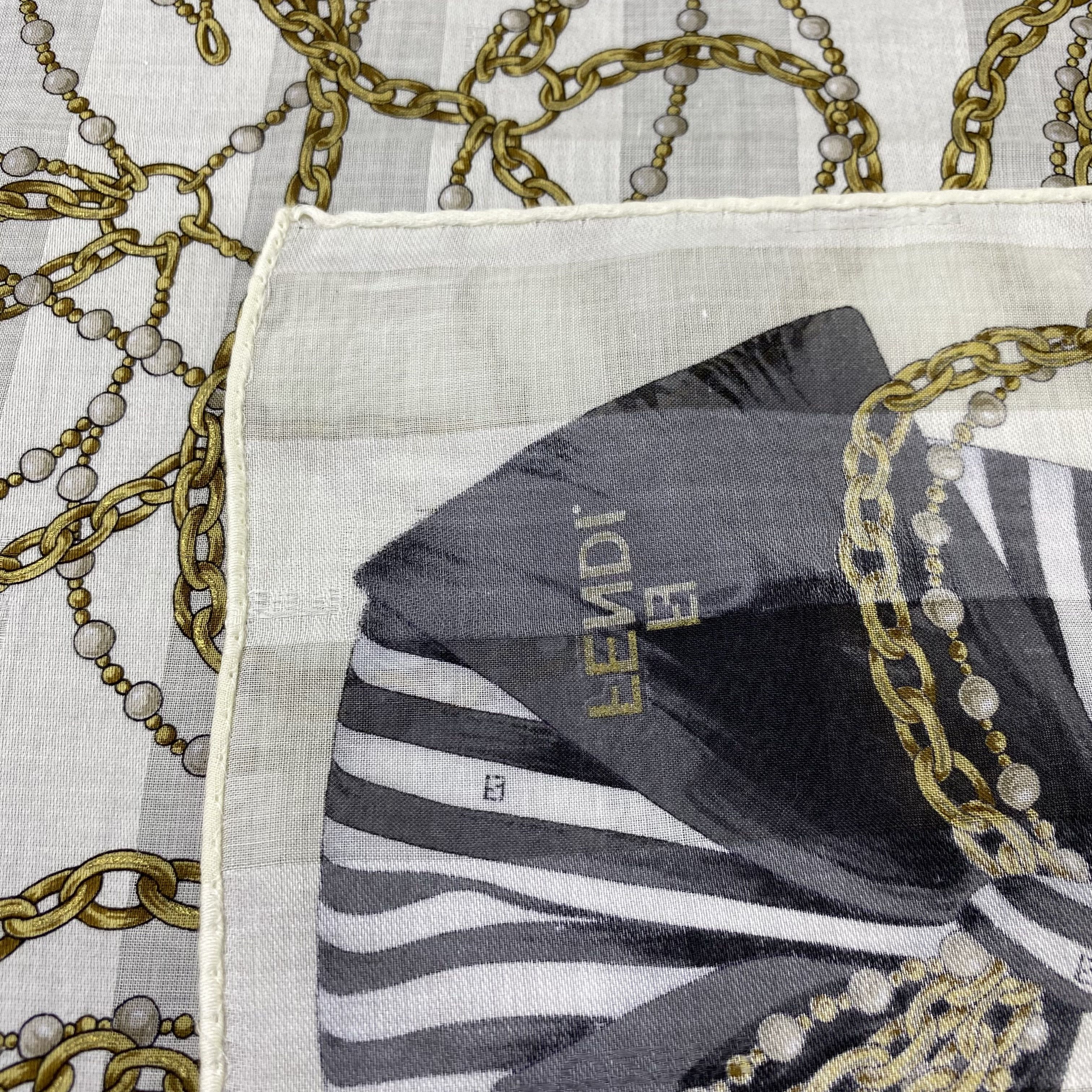 Fendi Fendi Handkerchief Neckerchief Bandana-B1777 Size ONE SIZE - 6 Thumbnail